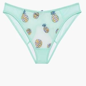 Tutti Frutti crotchless Mint panties vinyl M